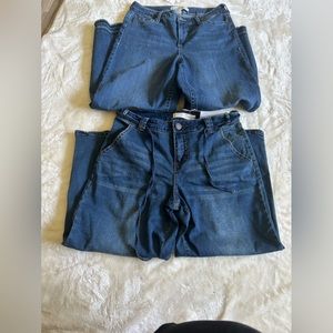 C Denim 2 bran new woman capris